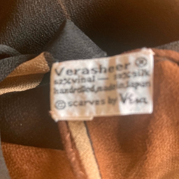 VERA vintage chiffon scarf - Picture 2 of 6